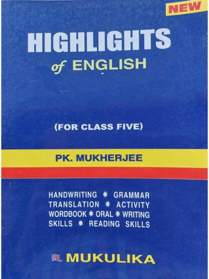 Highlights of English | Class 5 English Grammar Book